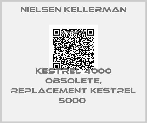 Nielsen Kellerman-KESTREL 4000 obsolete, replacement Kestrel 5000 