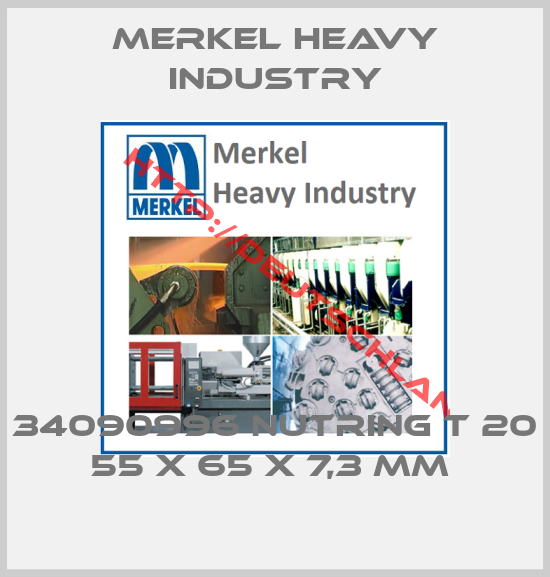 Merkel Heavy Industry-34090996 NUTRING T 20 55 X 65 X 7,3 MM 