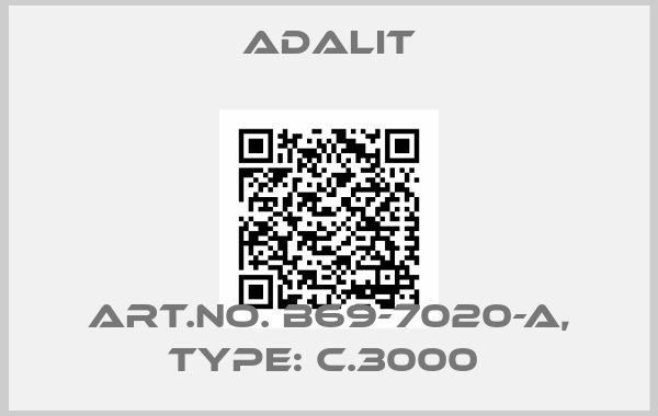 Adalit-Art.No. B69-7020-A, Type: C.3000 
