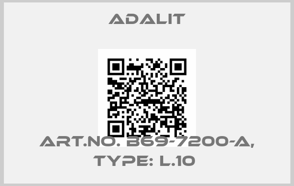 Adalit-Art.No. B69-7200-A, Type: L.10 