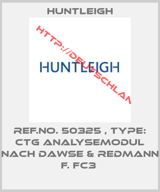 Huntleigh-Ref.No. 50325 , Type: CTG Analysemodul nach Dawse & Redmann f. FC3 
