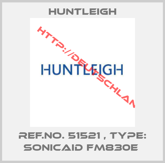 Huntleigh-Ref.No. 51521 , Type: Sonicaid FM830E 