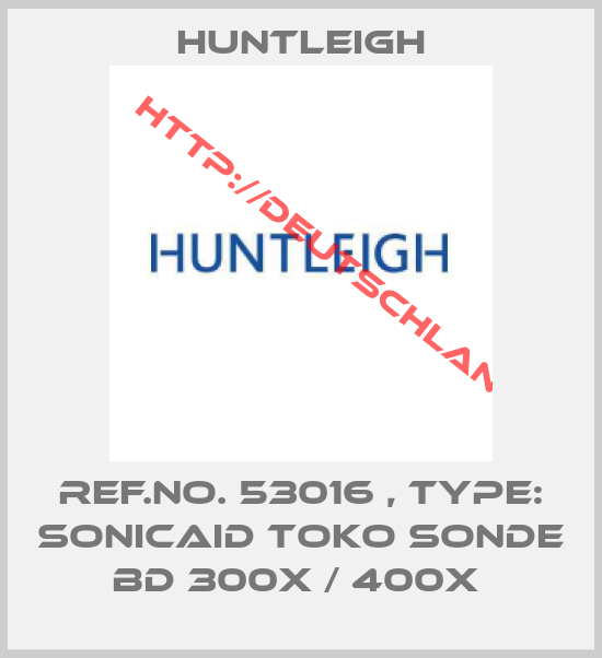 Huntleigh-Ref.No. 53016 , Type: Sonicaid Toko Sonde BD 300X / 400X 