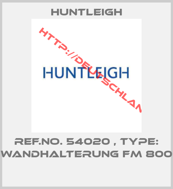 Huntleigh-Ref.No. 54020 , Type: Wandhalterung FM 800 