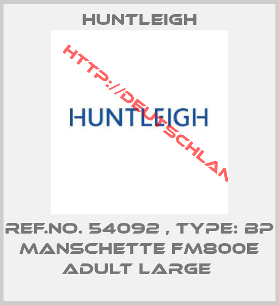 Huntleigh-Ref.No. 54092 , Type: BP Manschette FM800E Adult large 