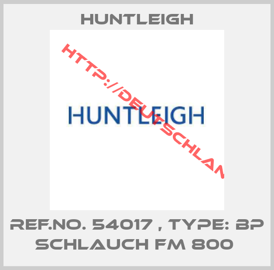 Huntleigh-Ref.No. 54017 , Type: BP Schlauch FM 800 