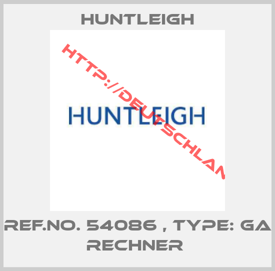 Huntleigh-Ref.No. 54086 , Type: GA Rechner 