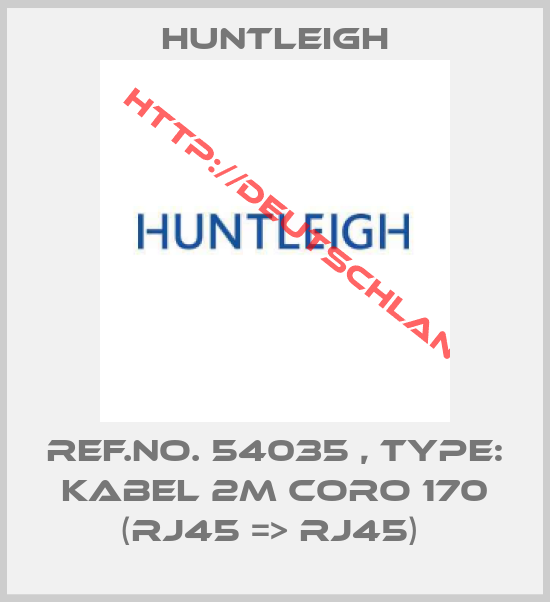 Huntleigh-Ref.No. 54035 , Type: Kabel 2m Coro 170 (RJ45 => RJ45) 