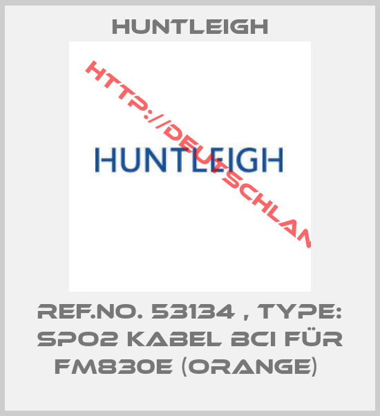 Huntleigh-Ref.No. 53134 , Type: SPo2 Kabel BCI für FM830E (Orange) 