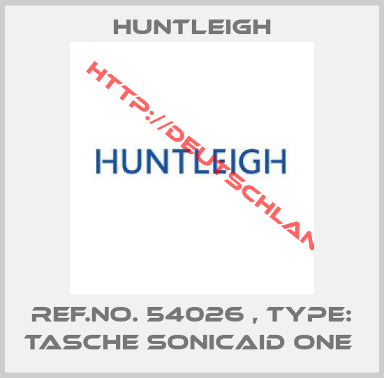 Huntleigh-Ref.No. 54026 , Type: Tasche Sonicaid One 
