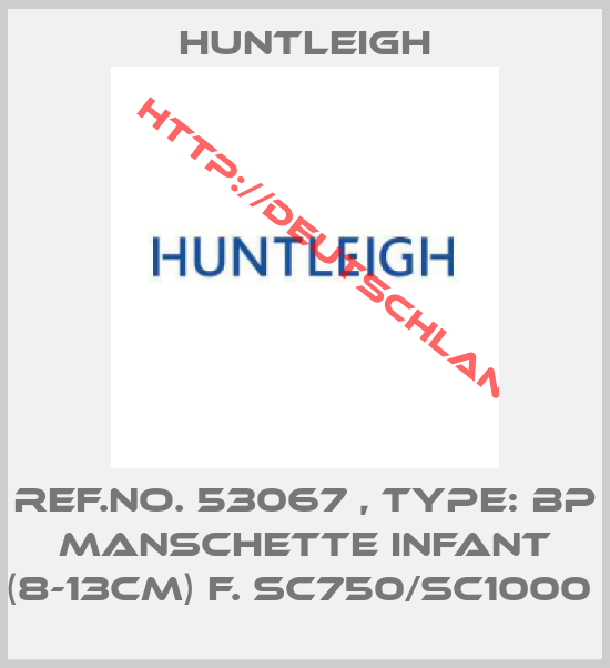 Huntleigh-Ref.No. 53067 , Type: BP Manschette Infant (8-13cm) f. SC750/SC1000 