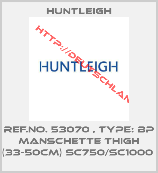 Huntleigh-Ref.No. 53070 , Type: BP Manschette Thigh (33-50cm) SC750/SC1000 