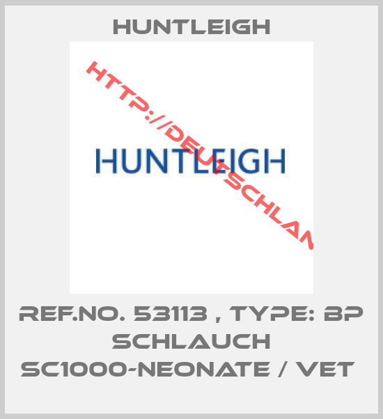 Huntleigh-Ref.No. 53113 , Type: BP Schlauch SC1000-Neonate / Vet 