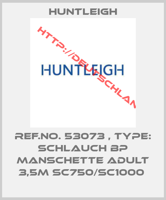 Huntleigh-Ref.No. 53073 , Type: Schlauch BP Manschette Adult 3,5m SC750/SC1000 
