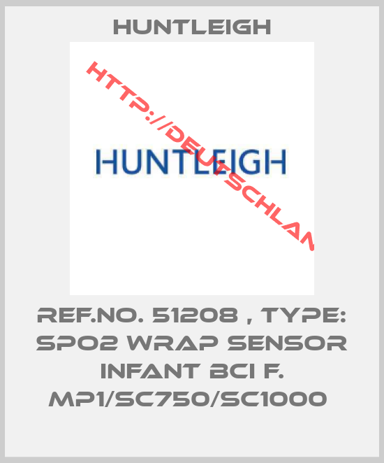 Huntleigh-Ref.No. 51208 , Type: Spo2 Wrap Sensor Infant BCI f. MP1/SC750/SC1000 