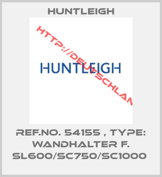 Huntleigh-Ref.No. 54155 , Type: Wandhalter f. SL600/SC750/SC1000 