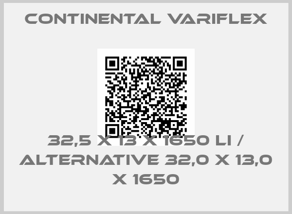 Continental Variflex-32,5 x 13 x 1650 li / alternative 32,0 x 13,0 x 1650