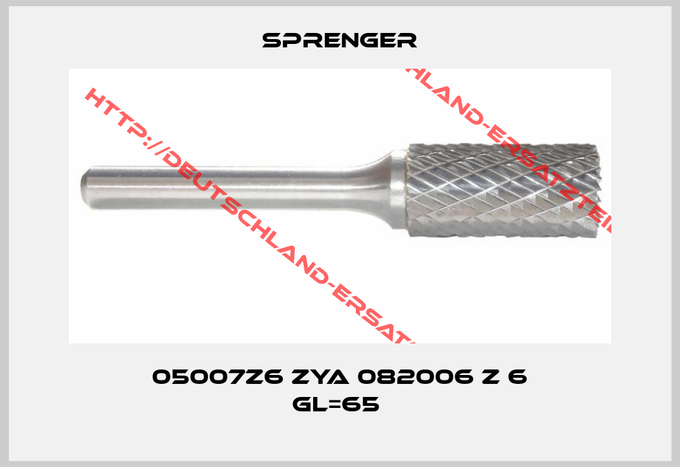 Sprenger-05007z6 ZYA 082006 Z 6 GL=65 