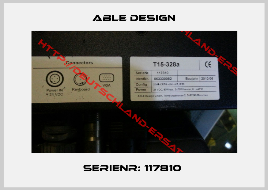 Able Design-SerieNR: 117810 
