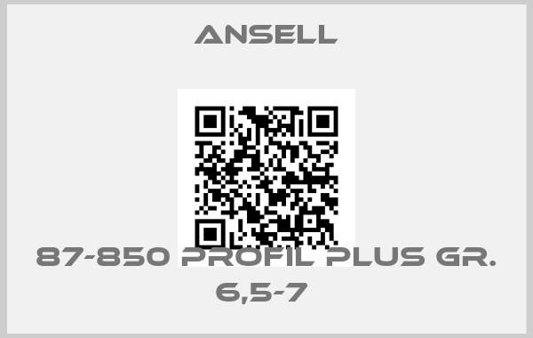 Ansell-87-850 Profil Plus Gr. 6,5-7 