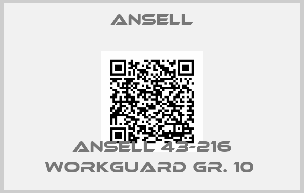 Ansell-Ansell 43-216 WorkGuard Gr. 10 