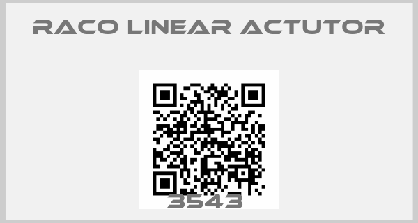 Raco linear actutor-3543 