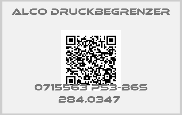 ALCO DRUCKBEGRENZER-0715563 PS3-B6S 284.0347 