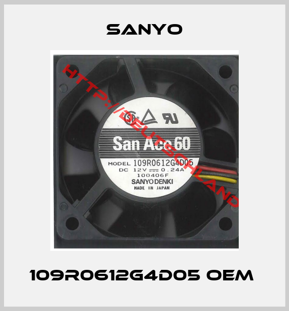 Sanyo-109R0612G4D05 OEM 