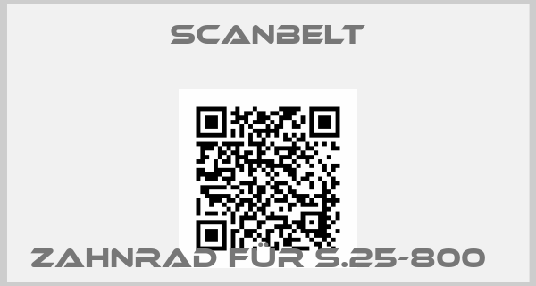 SCANBELT-Zahnrad für S.25-800  