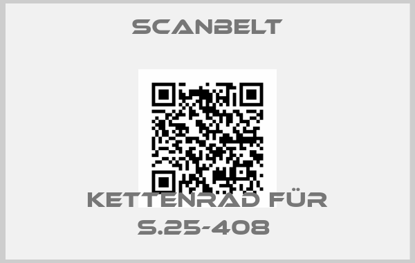 SCANBELT-Kettenrad für S.25-408 