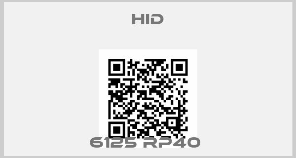 Hid-6125 RP40 