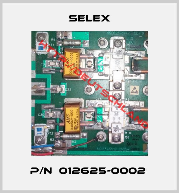 SELEX-P/N  012625-0002 