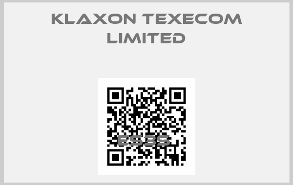 KLAXON TEXECOM LIMITED-ES3S 