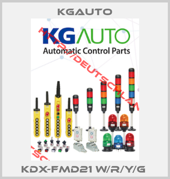 KGAUTO-KDX-FMD21 W/R/Y/G 