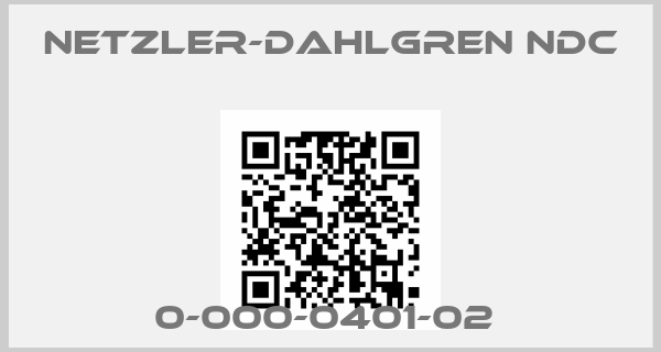 NETZLER-DAHLGREN NDC-0-000-0401-02 