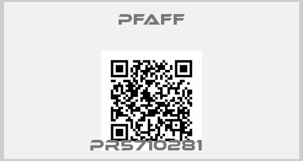 Pfaff-PR5710281  
