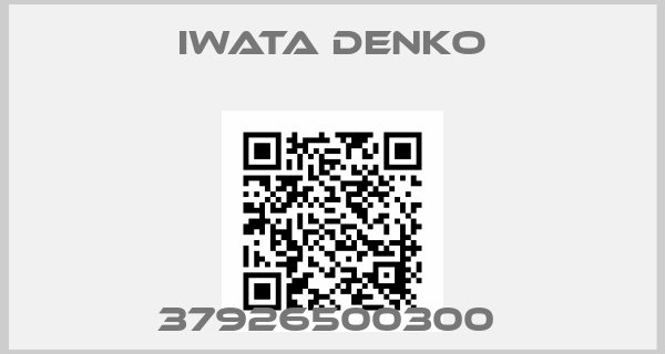 Iwata Denko-37926500300 