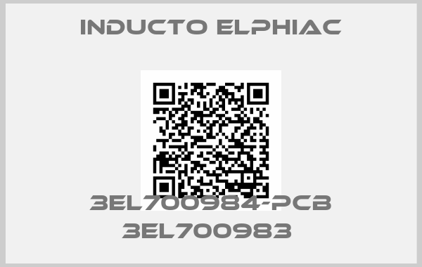 Inducto Elphiac-3EL700984-PCB 3EL700983 