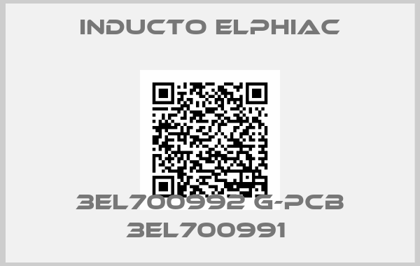 Inducto Elphiac-3EL700992 G-PCB 3EL700991 