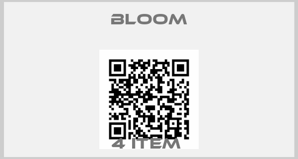 Bloom-4 ITEM 