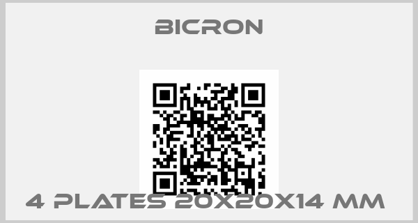 Bicron-4 PLATES 20X20X14 MM 