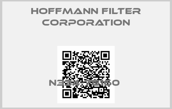 Hoffmann Filter Corporation-N334-78160 