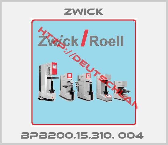 Zwick-BPB200.15.310. 004 