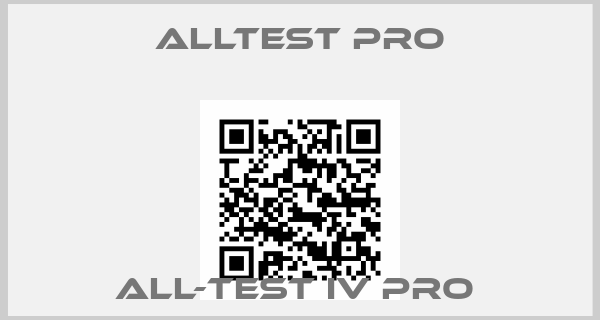 Alltest Pro-ALL-TEST IV PRO 