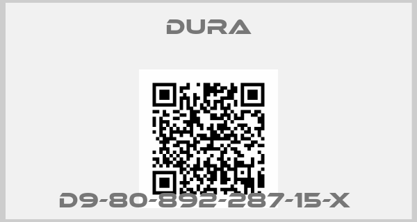 Dura-D9-80-892-287-15-X 