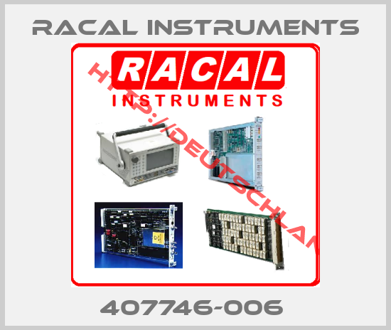 RACAL INSTRUMENTS-407746-006 