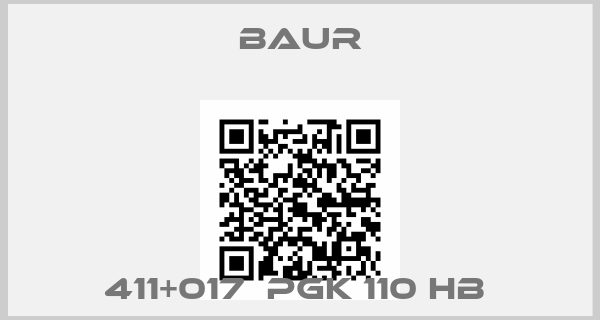 Baur-411+017  PGK 110 HB 