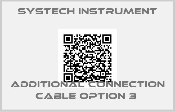 Systech Instrument-Additional connection cable Option 3 