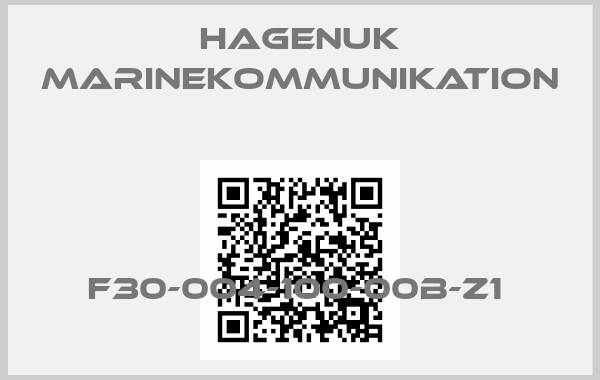 HAGENUK MARINEKOMMUNIKATION-F30-004-100-00B-Z1 