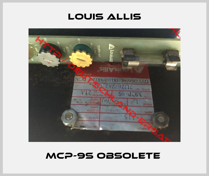 LOUIS ALLIS-MCP-9S obsolete 